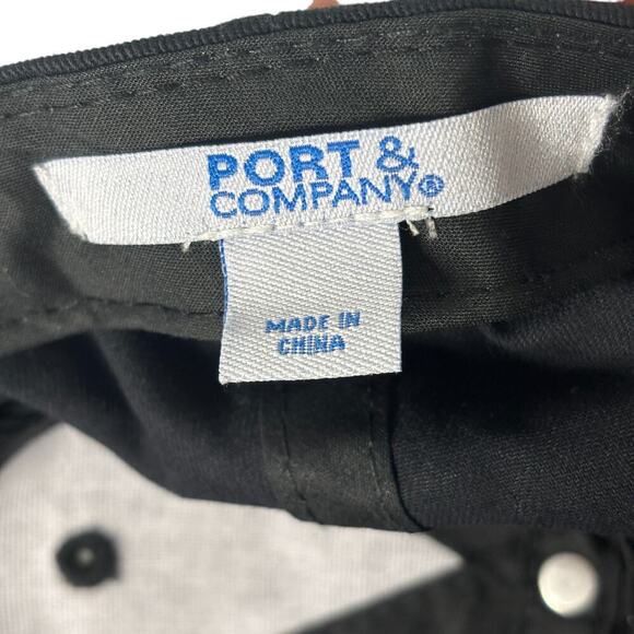 Port & Company "Something About Her" Baseball Cap Black Adjustable OS - Picture 6 of 7